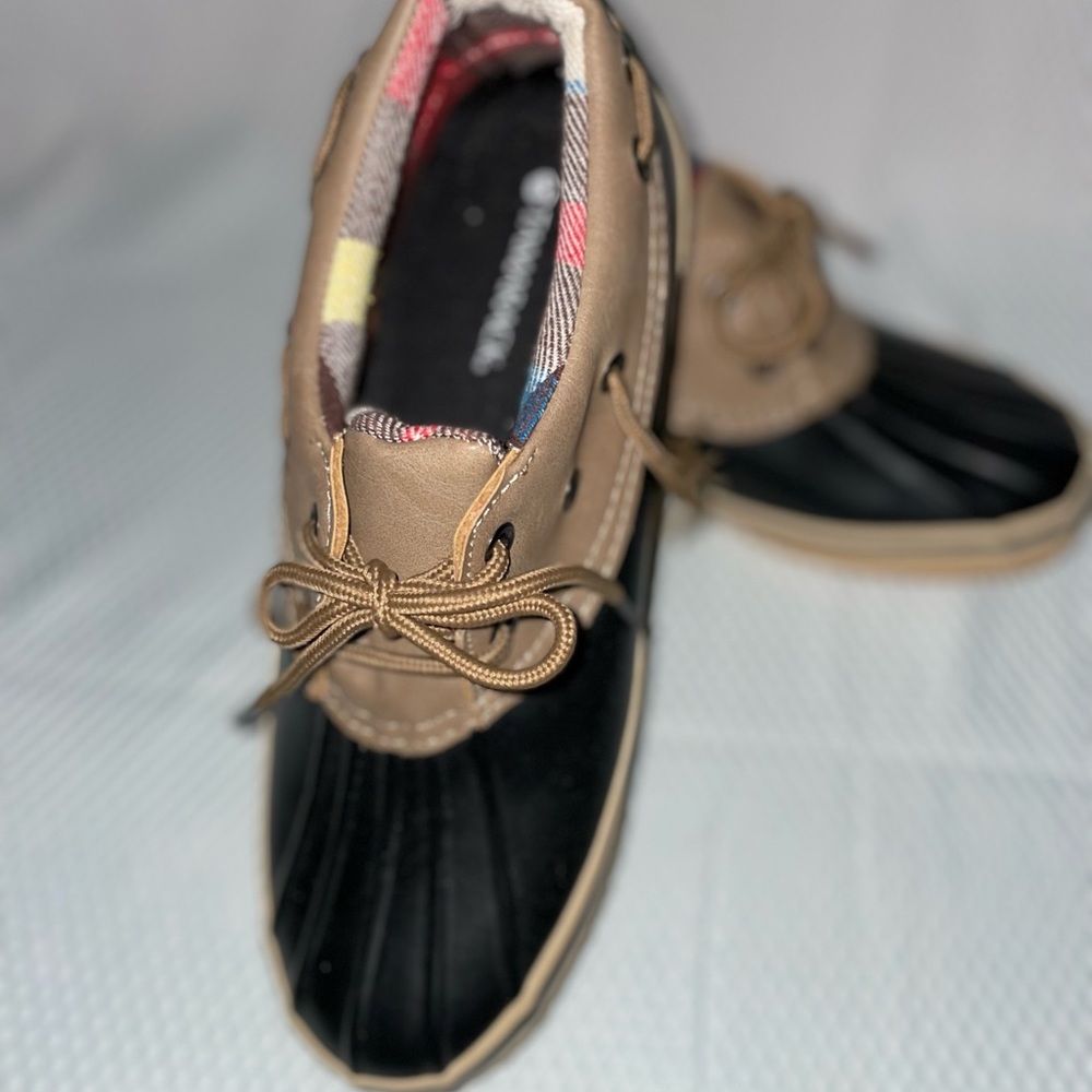 TAMARACK plaid duck boots size 11